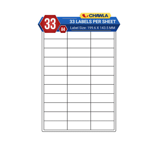 A4 Label Sheets