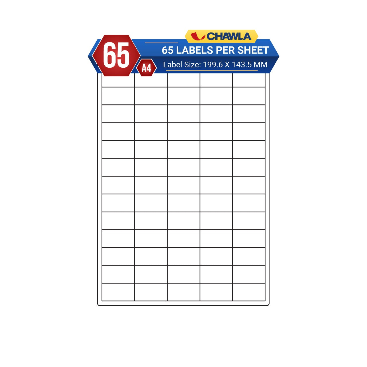 A4 Label Sheets