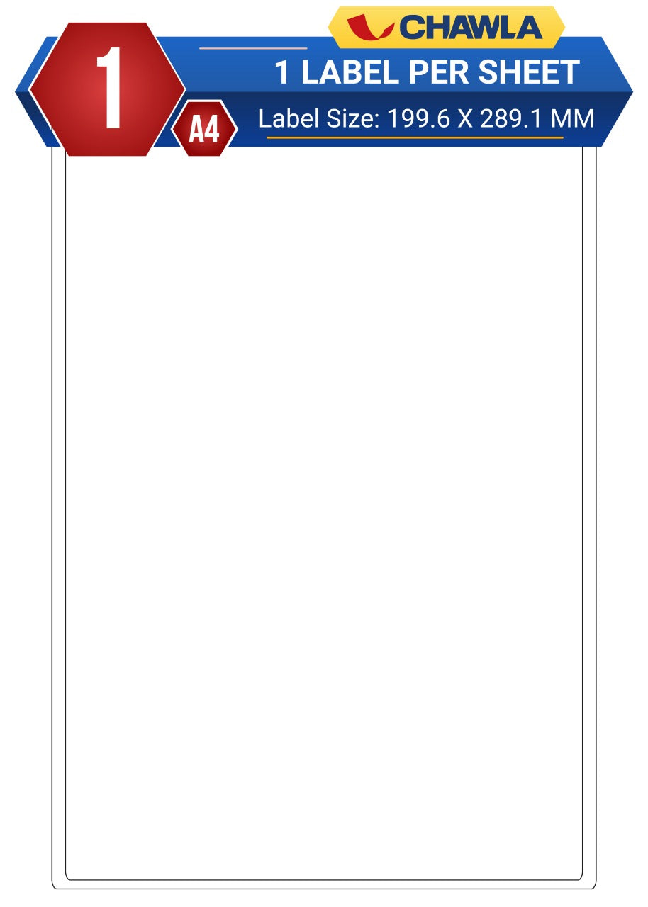 A4 Label Sheets