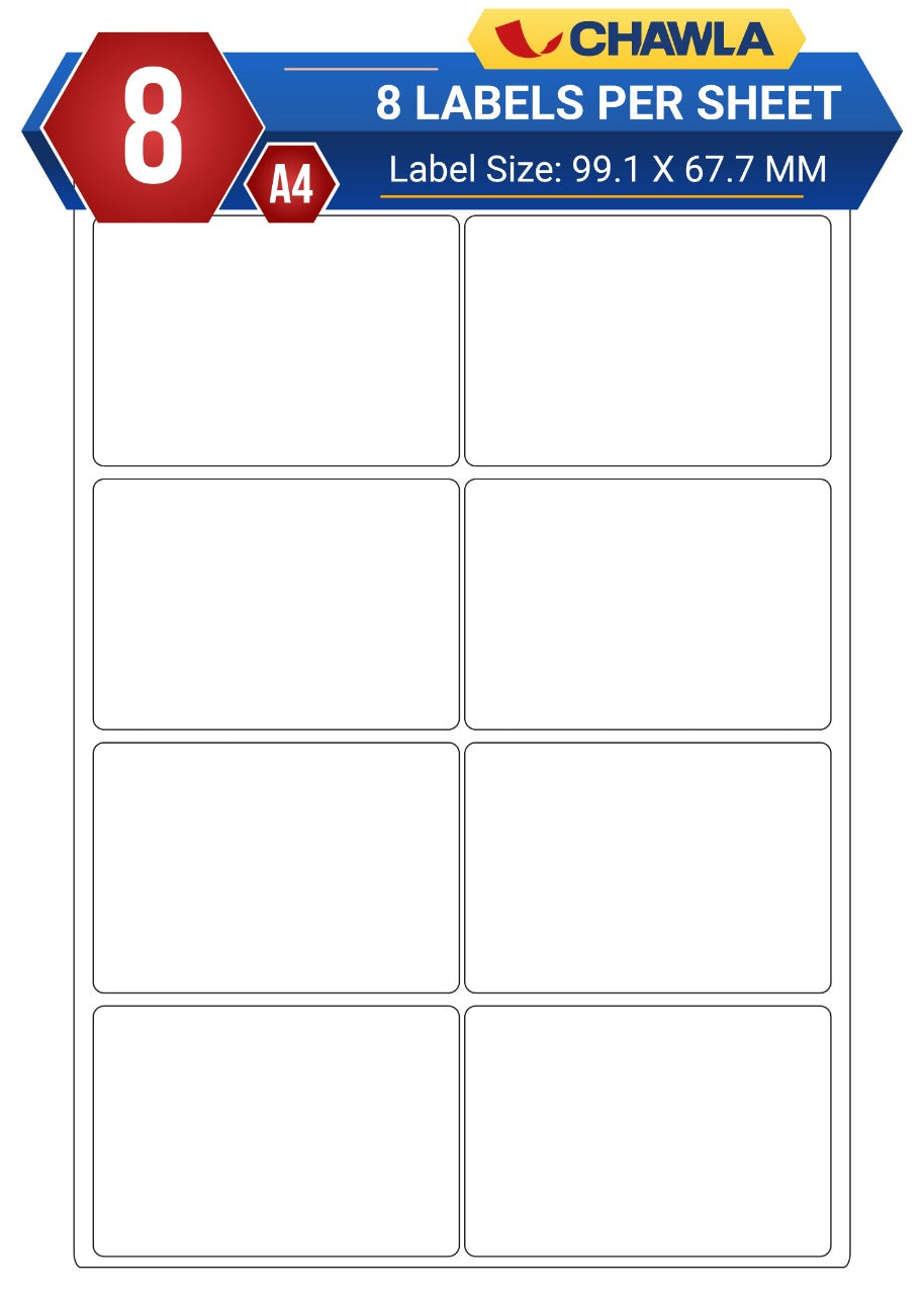 A4 Label Sheets