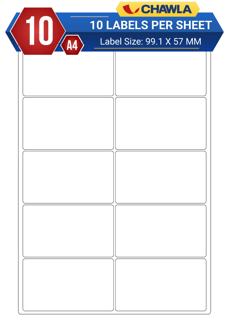 A4 Label Sheets