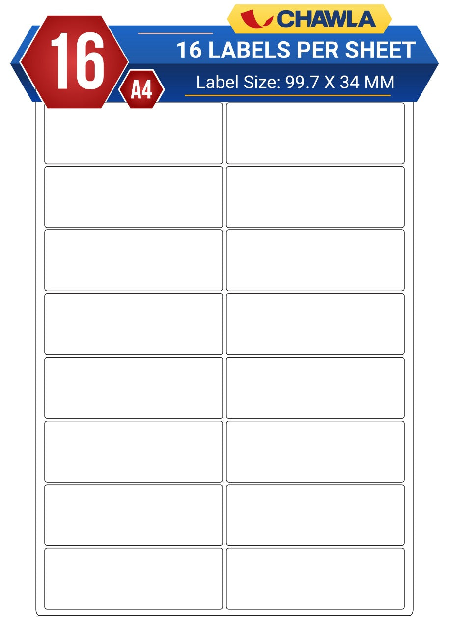 A4 Label Sheets