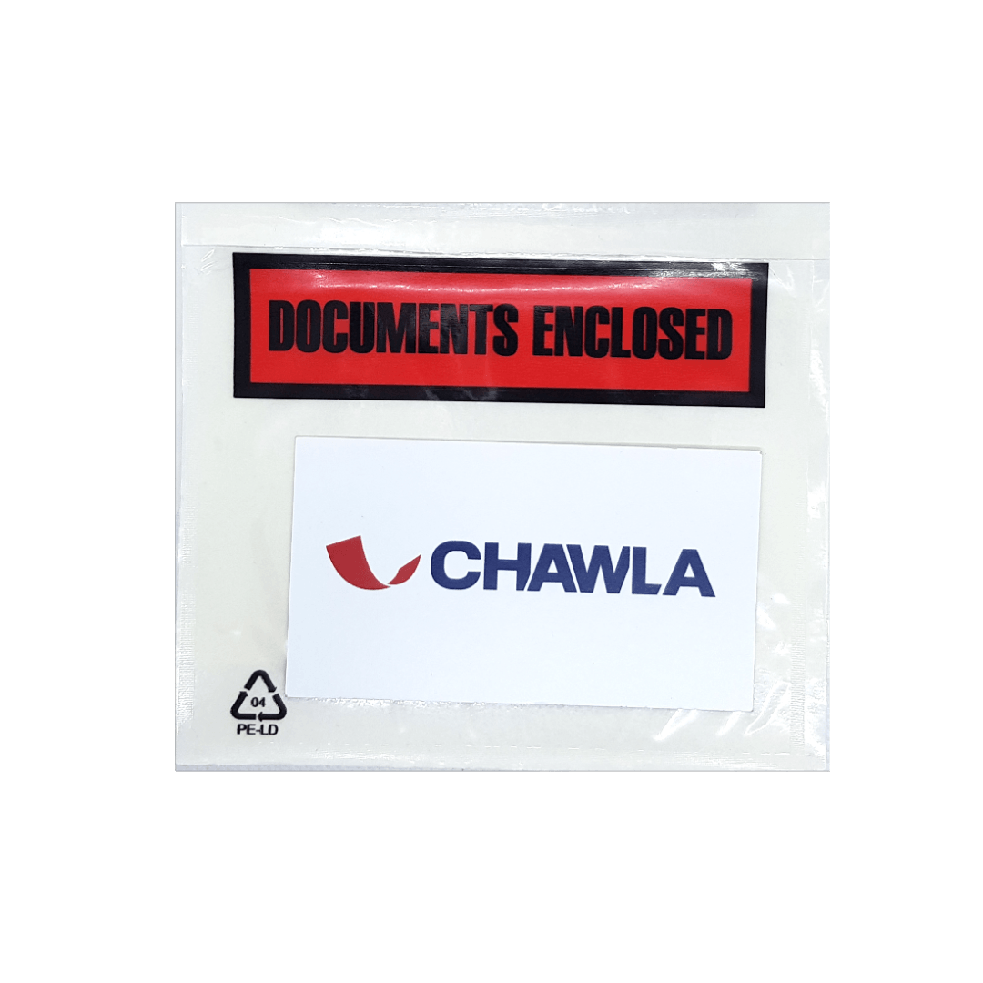 Chawlaindustries designed Documents enclosed wallets to secure documentation to the outside that is for any important delivery documentation